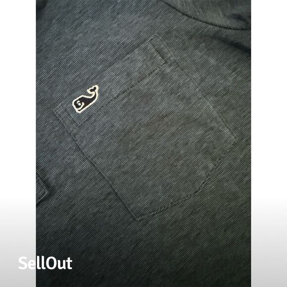 Vineyard Vines Boys Edgartown Polo Shirt Blue Size S Short Sleeve - Picture 4 of 6